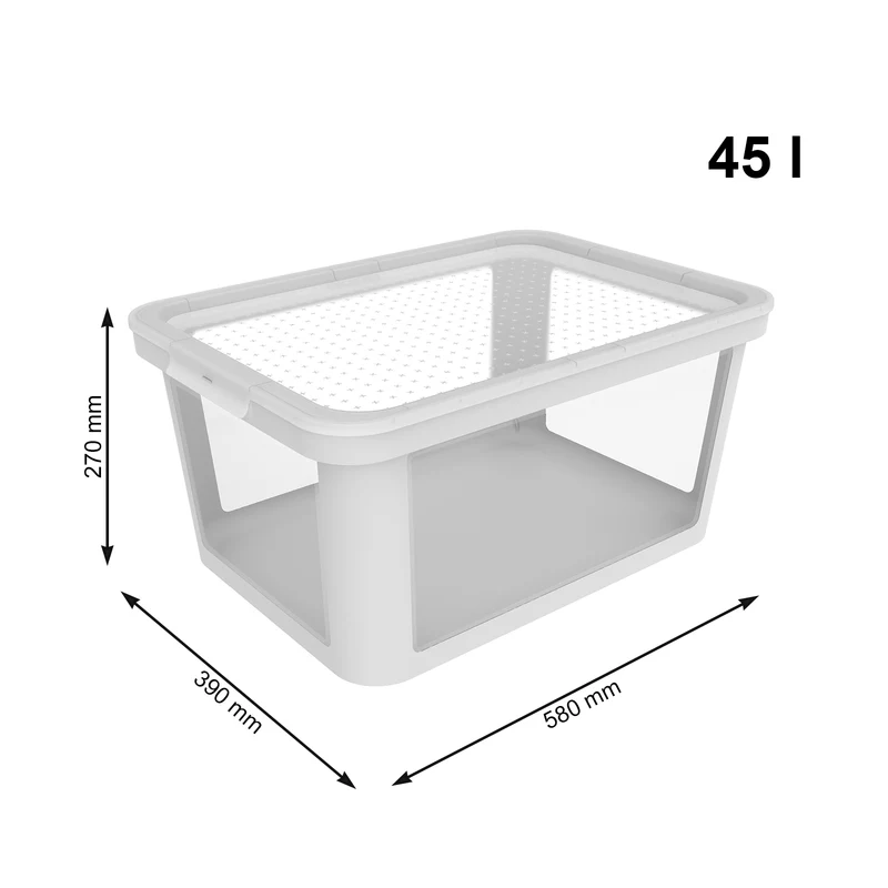 Box mit Stülpdeckel 45 l ALBRIS