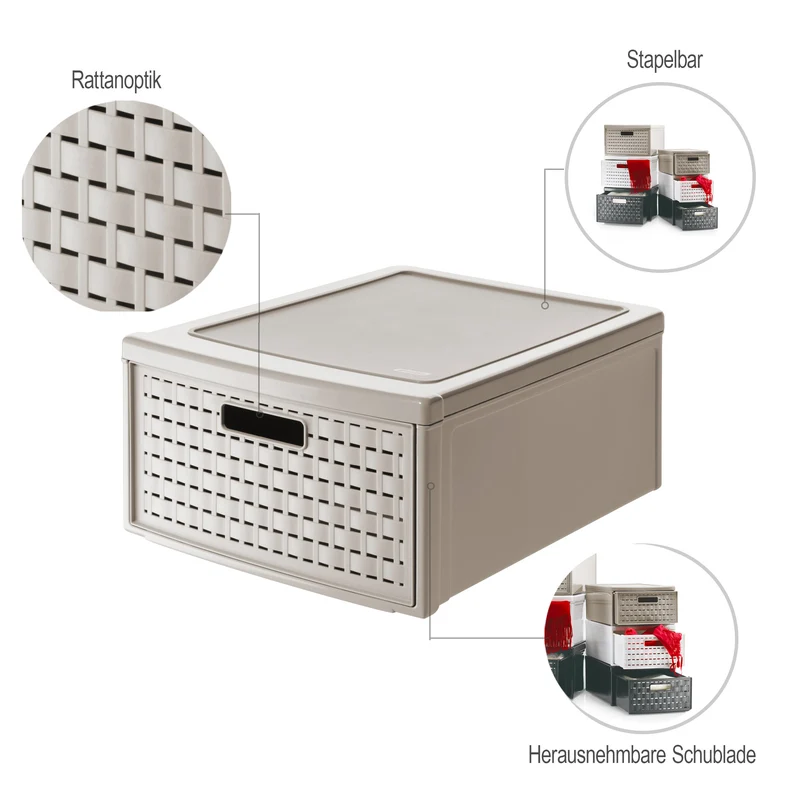 Schubladenbox gross 19,2 l COUNTRY