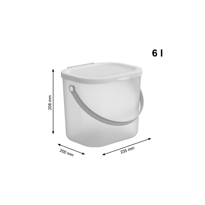 Waschmittelbehälter 6 l ALBULA