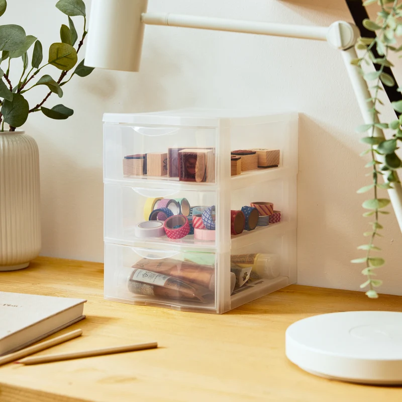 Schubladenbox 3 Schübe DIN A5 ORGAMIX