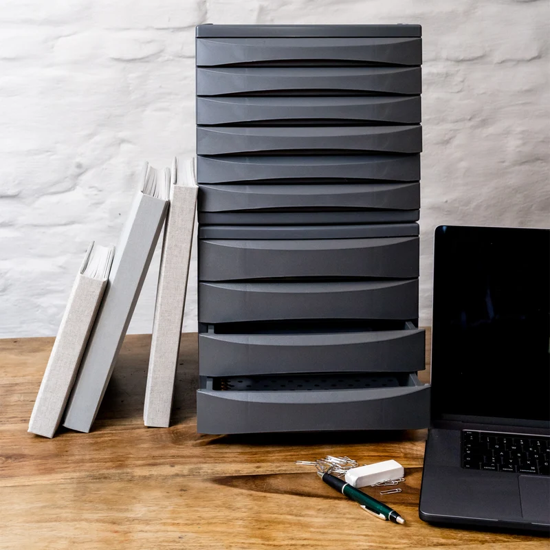 Bürobox 4 Schübe geschlossen QUADRA