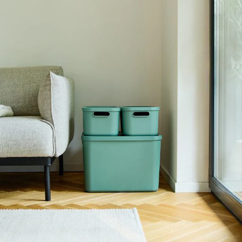 Aufbewahrungsboxen-Set 3tlg. 2x 12l und 55l ALBULA LIGHT