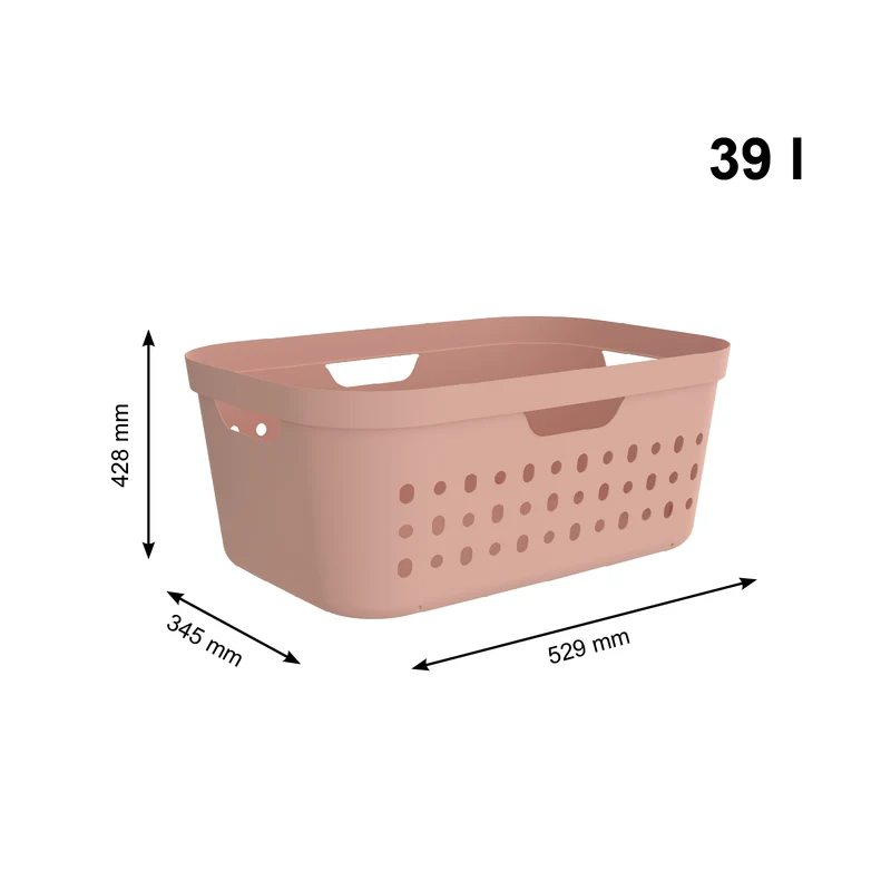 3er-Set Wäschekorb Jona 39l