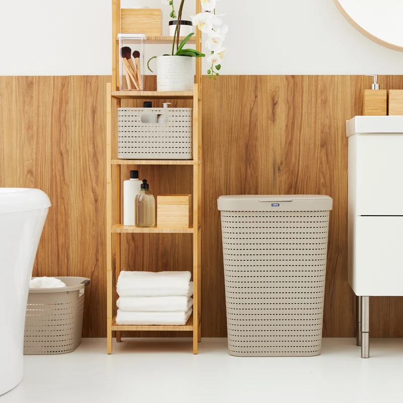 3er Set Wäschesammler 55 l COUNTRY