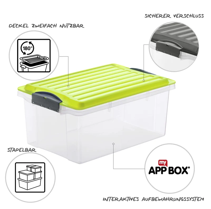 Stapelbox DIN A4, 13 l COMPACT