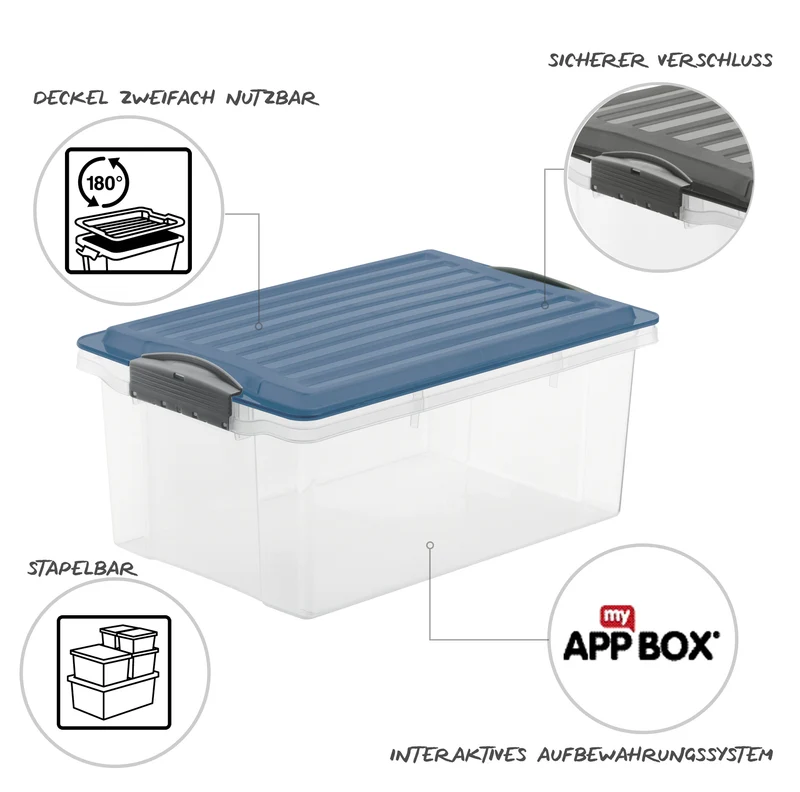 Stapelbox DIN A4, 13 l COMPACT