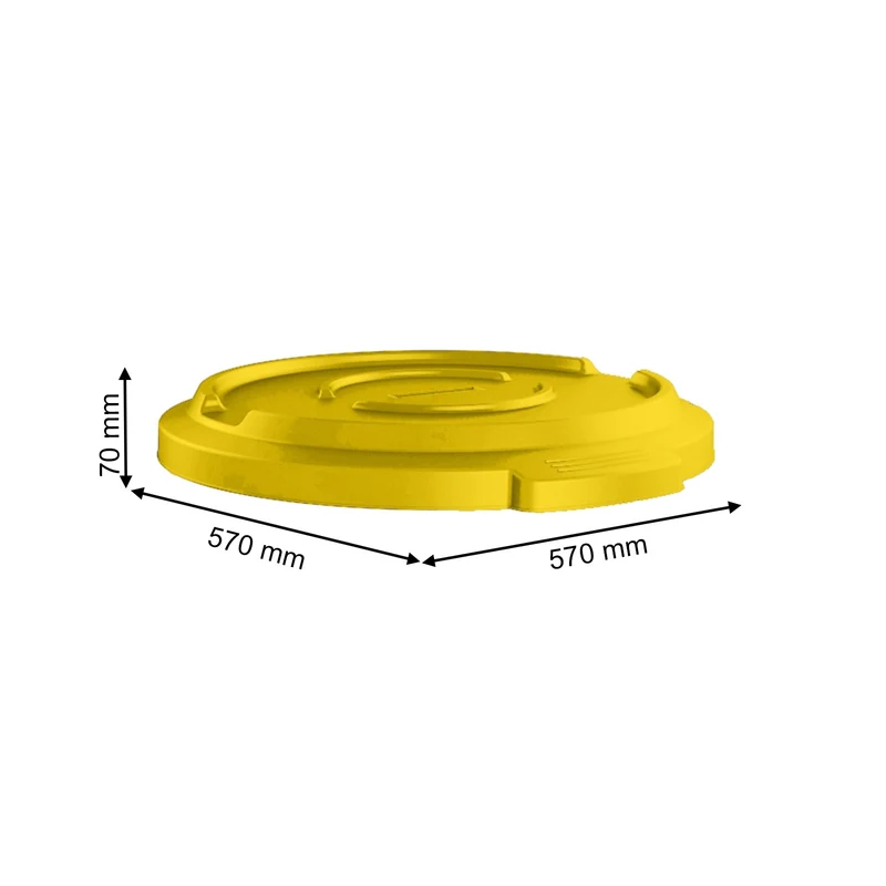 Deckel für Abfallbehälter 120 l TITAN