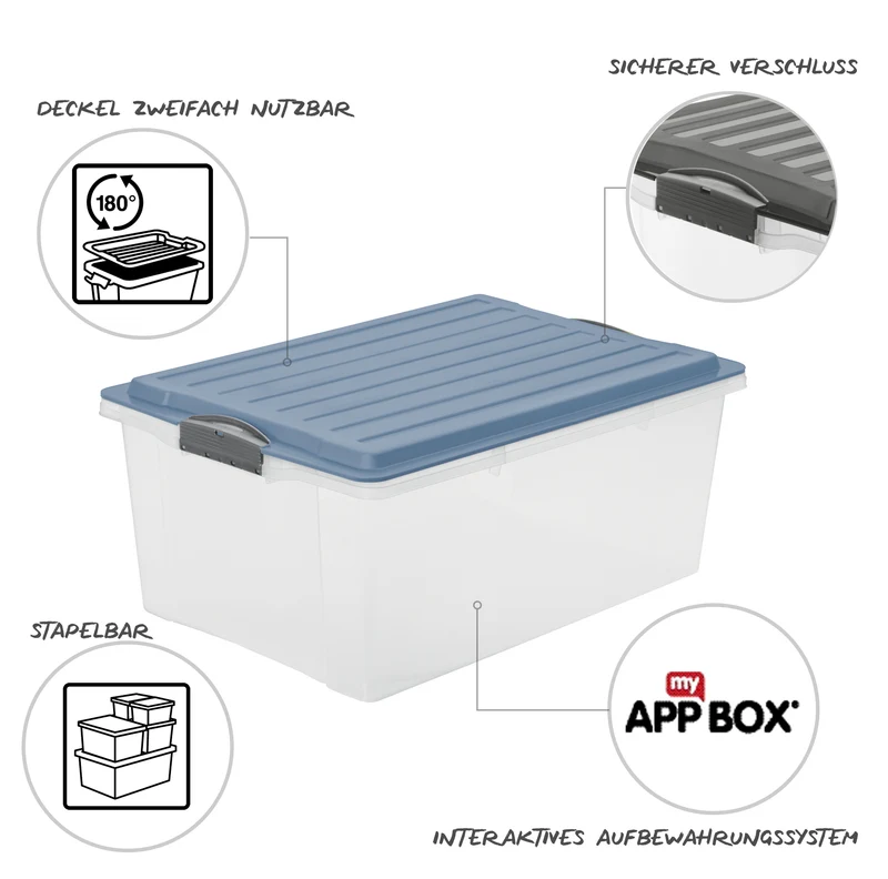 Stapelbox DIN A3, 38 l COMPACT