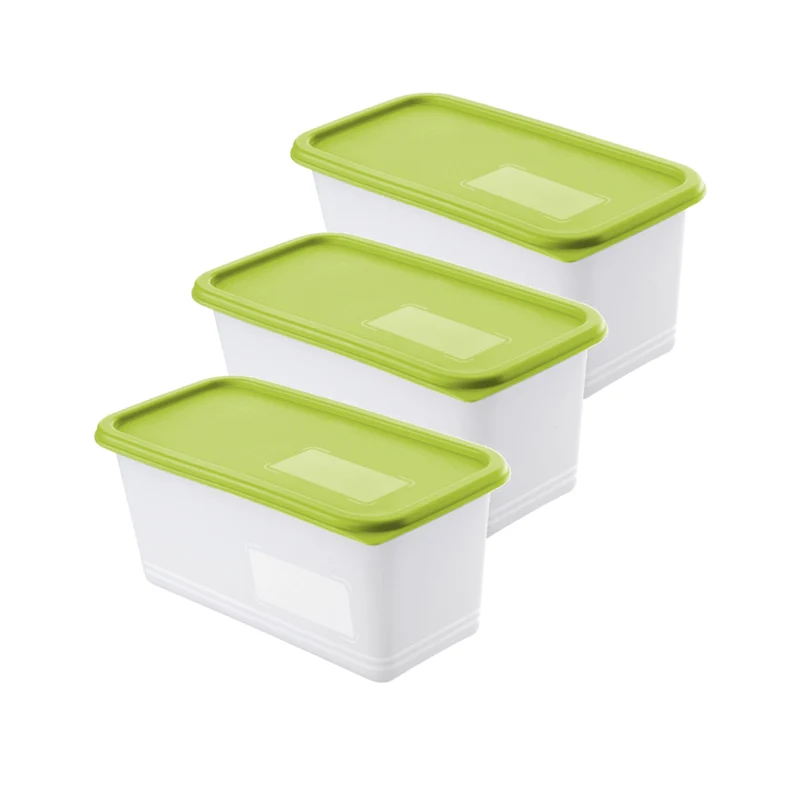 3er Set Gefrierdosen 1,5 l DOMINO