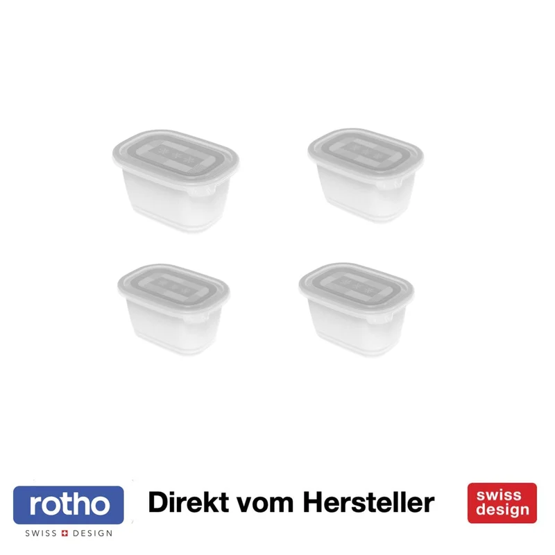 4er Set Gefrierdosen 0,75 l FREEZE