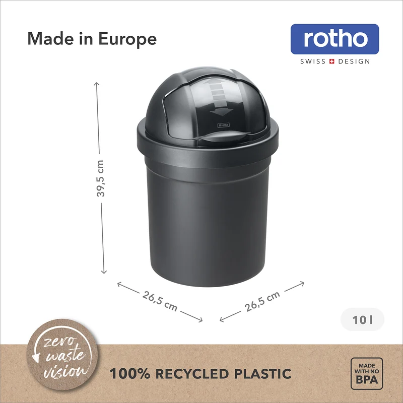Abfalleimer 10 l ROLL BOB