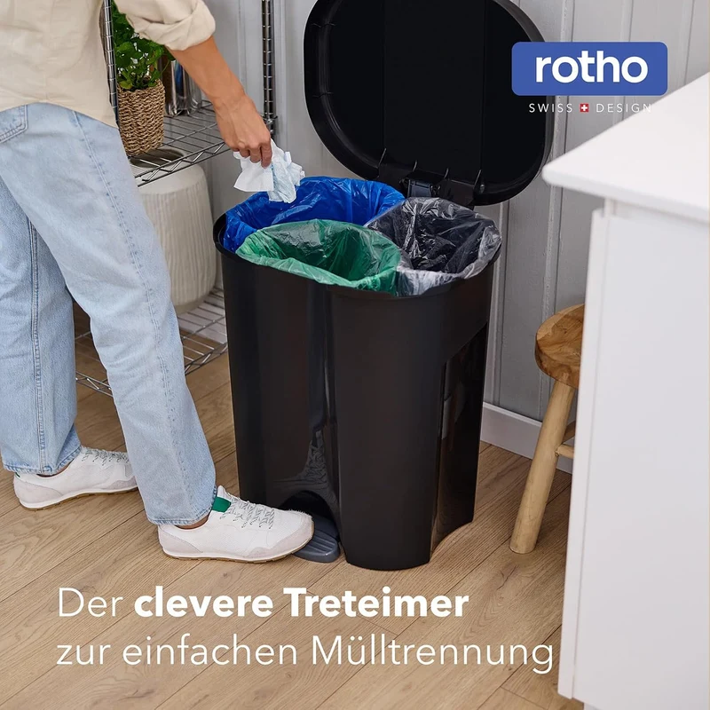 Abfalleimer 1 x 10 l, 2 x 15 l TRIO