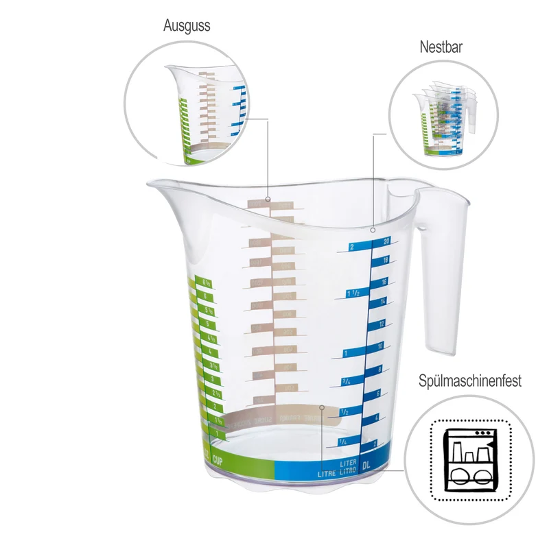 Messbecher 2 l DOMINO