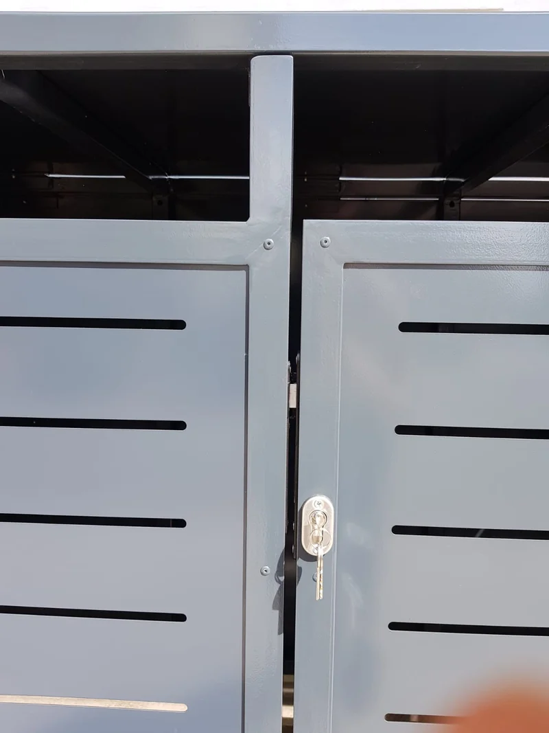 Fahrradbox für 4 Fahrräder, E-Bike, Allzweckbox