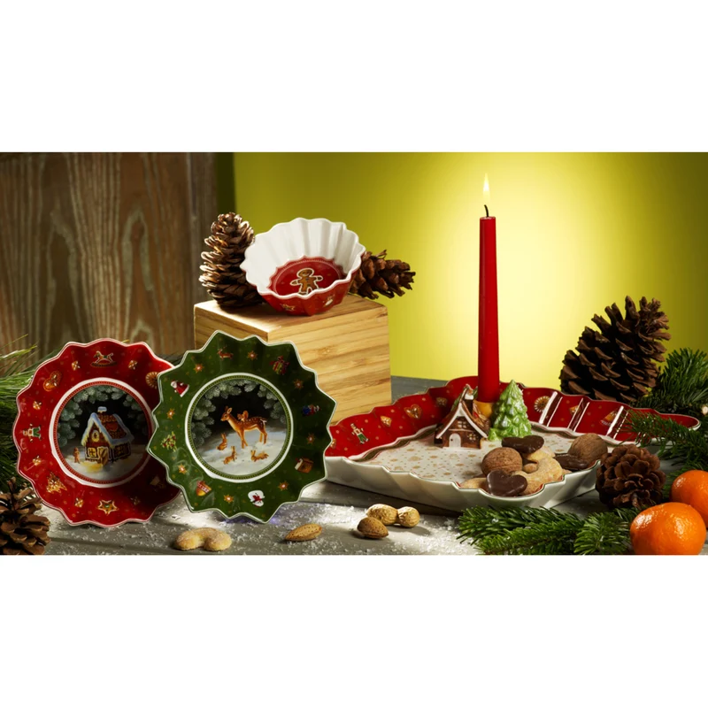 Schale mit Santa Relief, Wunschzettel 25
