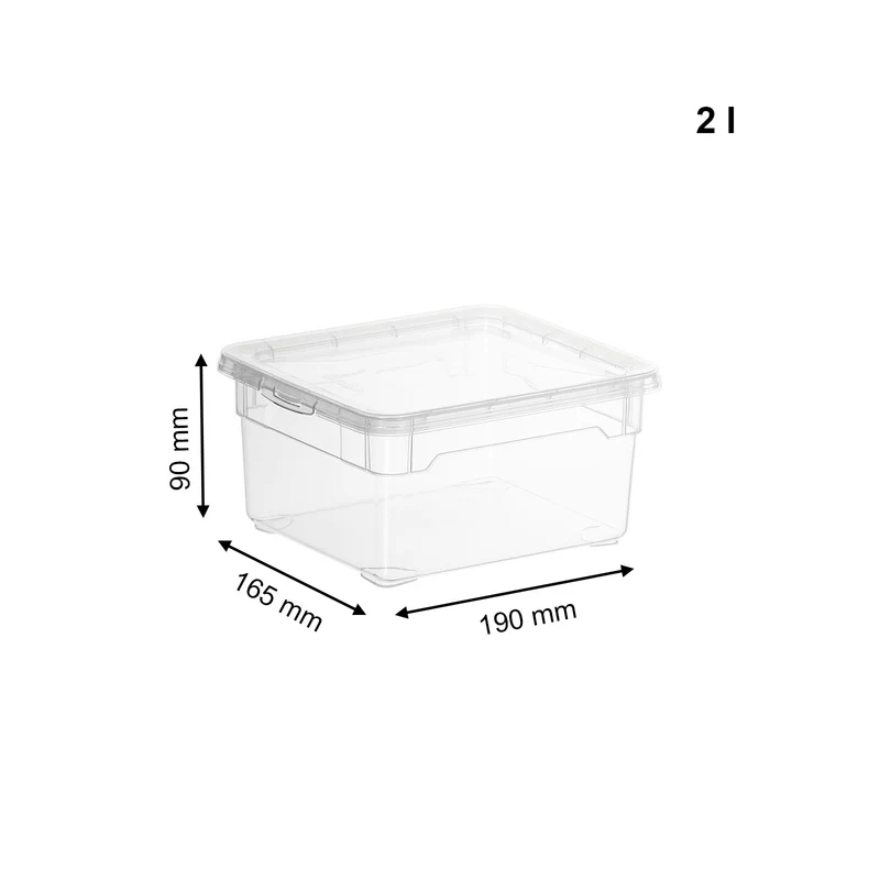 Box klein 2 l CLEAR