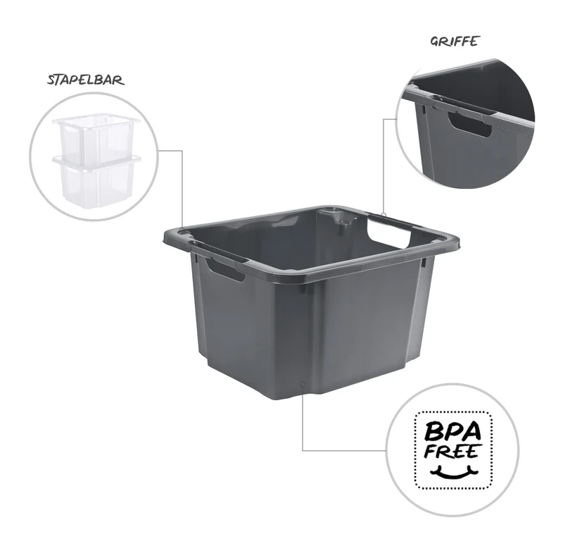 Drehstapelbox 26 l REVERSO
