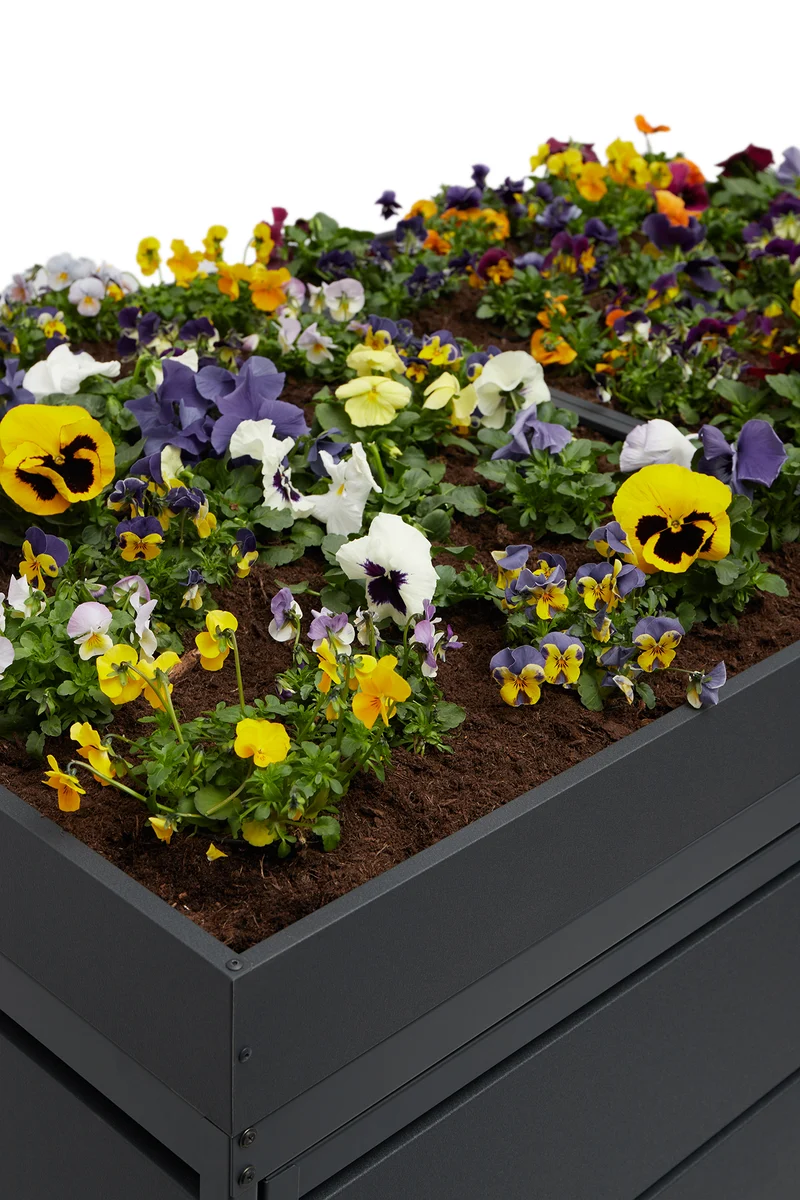 OBOX BLOOM 2er Mülltonnenbox