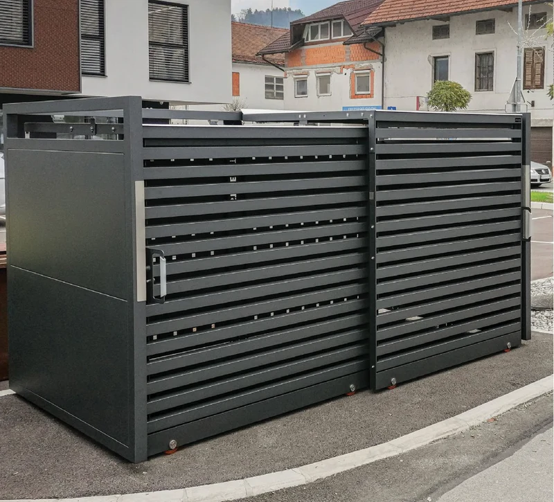 STYLEOUT® R LINIS 1100 – Premium-Müllcontainerbox aus Aluminium