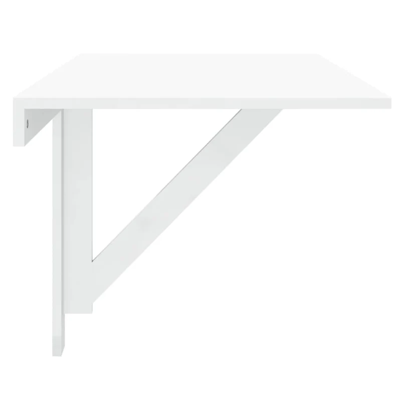 vidaXL - Wand-Klapptisch Hochglanz-Weiß 100x60x56 cm Holzwerkstoff