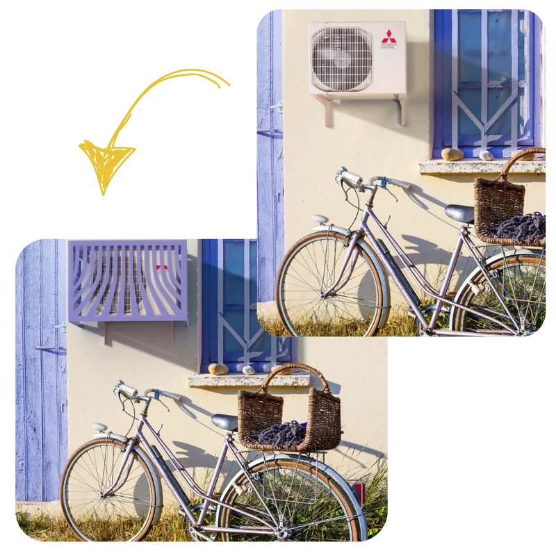 AIRFLOW Split-Klimaanlage & Wärmepumpen Verkleidung MUSSO - Multi