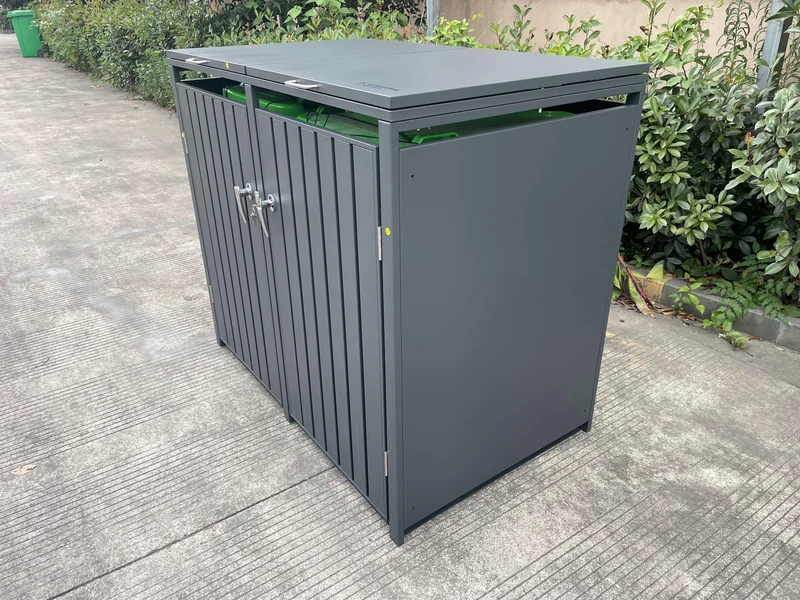 DIRITTO Mülltonnenbox 4er Modell