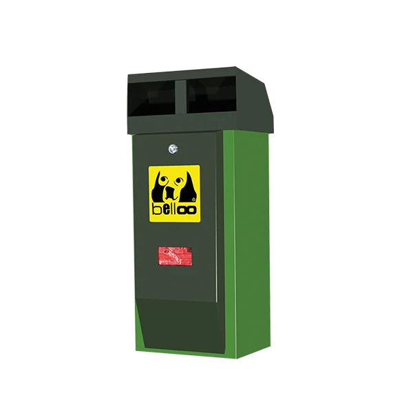 Hundetoilette belloo-combi-luca 60 Inox tannengrün / grasgrün