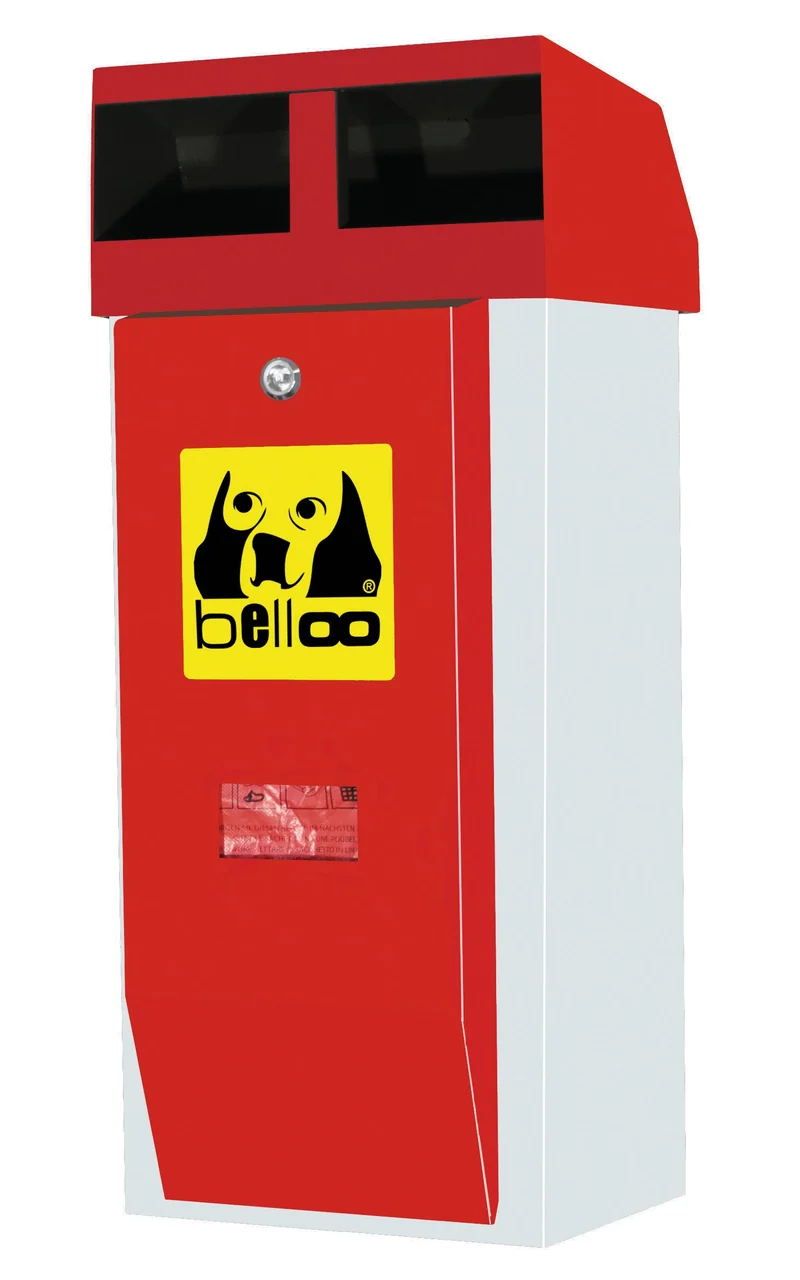 Hundetoilette belloo-combi-luca 60 Inox Inox blutorange/ weissaluminium