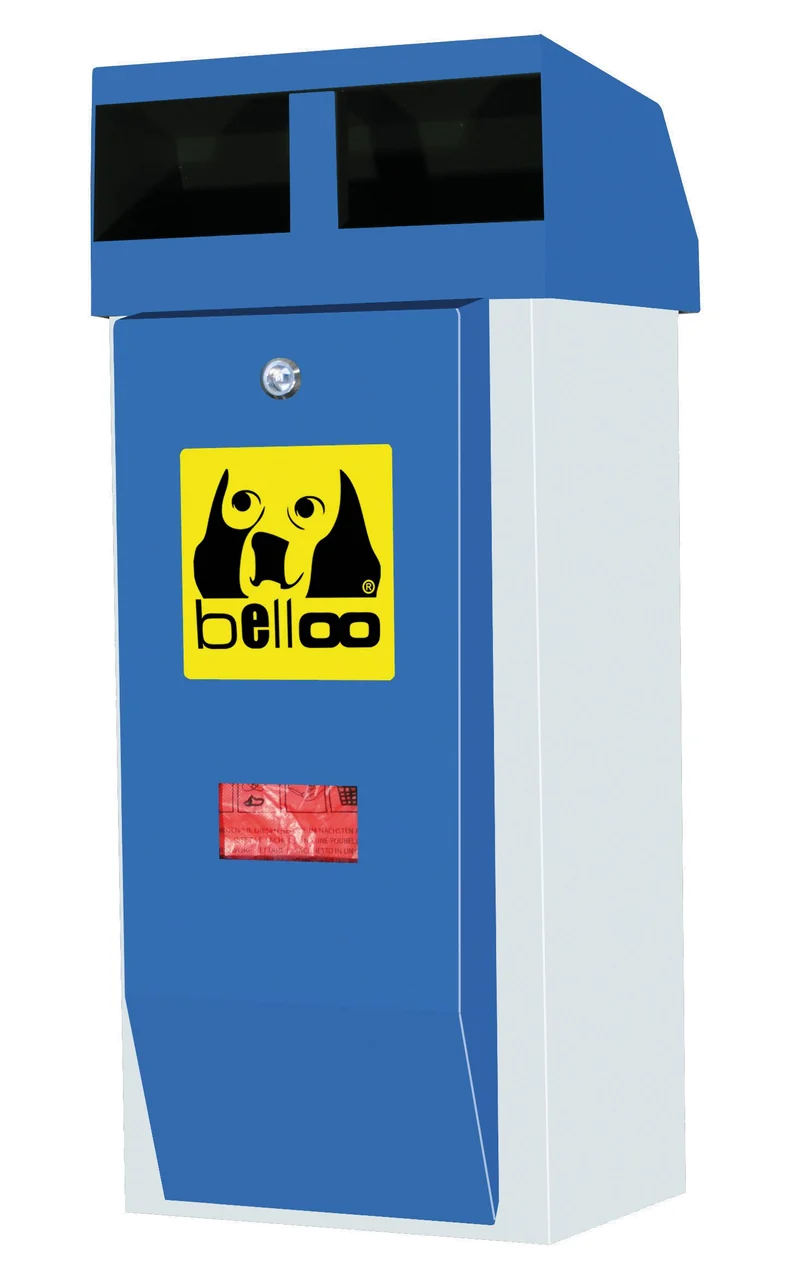 Hundetoilette belloo-combi-luca 60 Inox Inox signalblau / weissaluminium