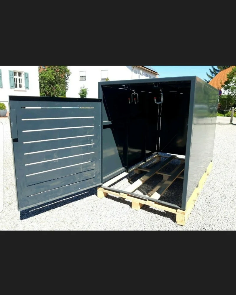 Fahrradbox Easy- Slide für 2 Fahrräder, E-Bike