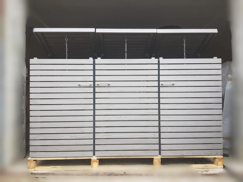 PREMIUM Edle 3er Holzbox mit Klappdach