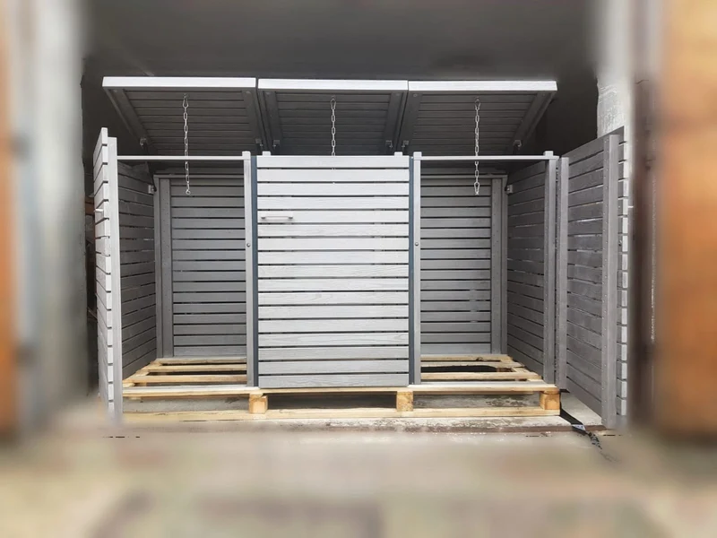 PREMIUM Edle 3er Holzbox mit Klappdach