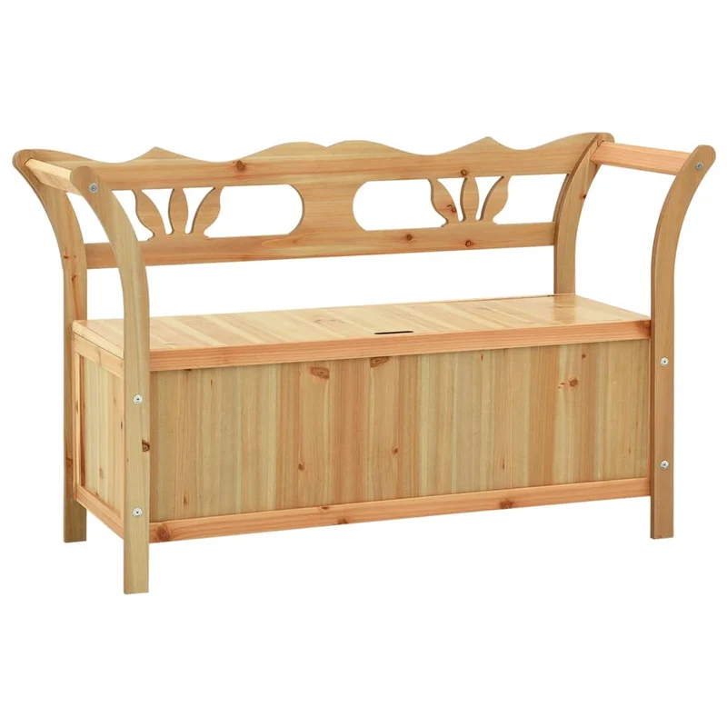 vidaXL - Sitzbank, 107x45x75,5 cm Massivholz Tanne