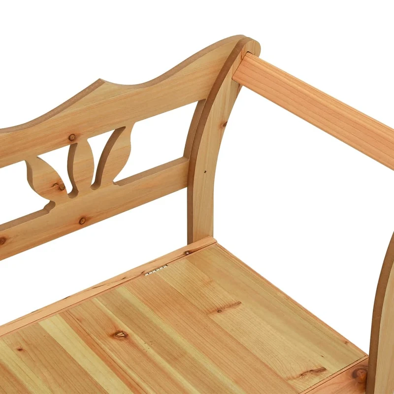 vidaXL - Sitzbank, 107x45x75,5 cm Massivholz Tanne