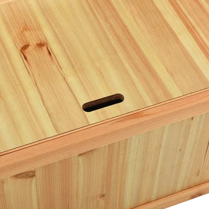 vidaXL - Sitzbank, 107x45x75,5 cm Massivholz Tanne