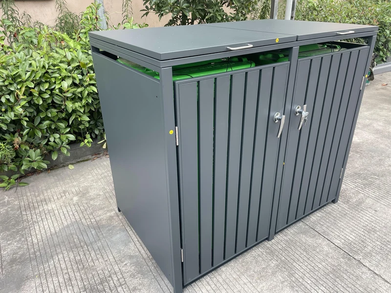 DIRITTO Mülltonnenbox 2er Modell
