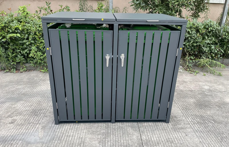 DIRITTO Mülltonnenbox 2er Modell