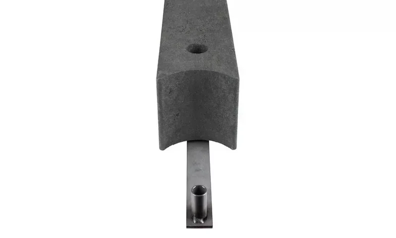 Bike Lane Protector, L.1000 x Br.120 x H.150 mm, Grau und unbeschichtet