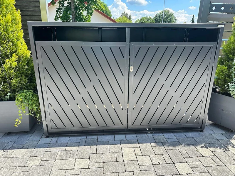Fahrradbox für 2 Fahrräder, E-Bike