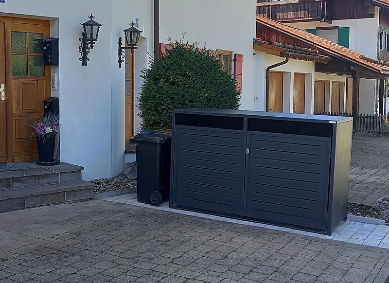 Fahrradbox für 2 Fahrräder, E-Bike
