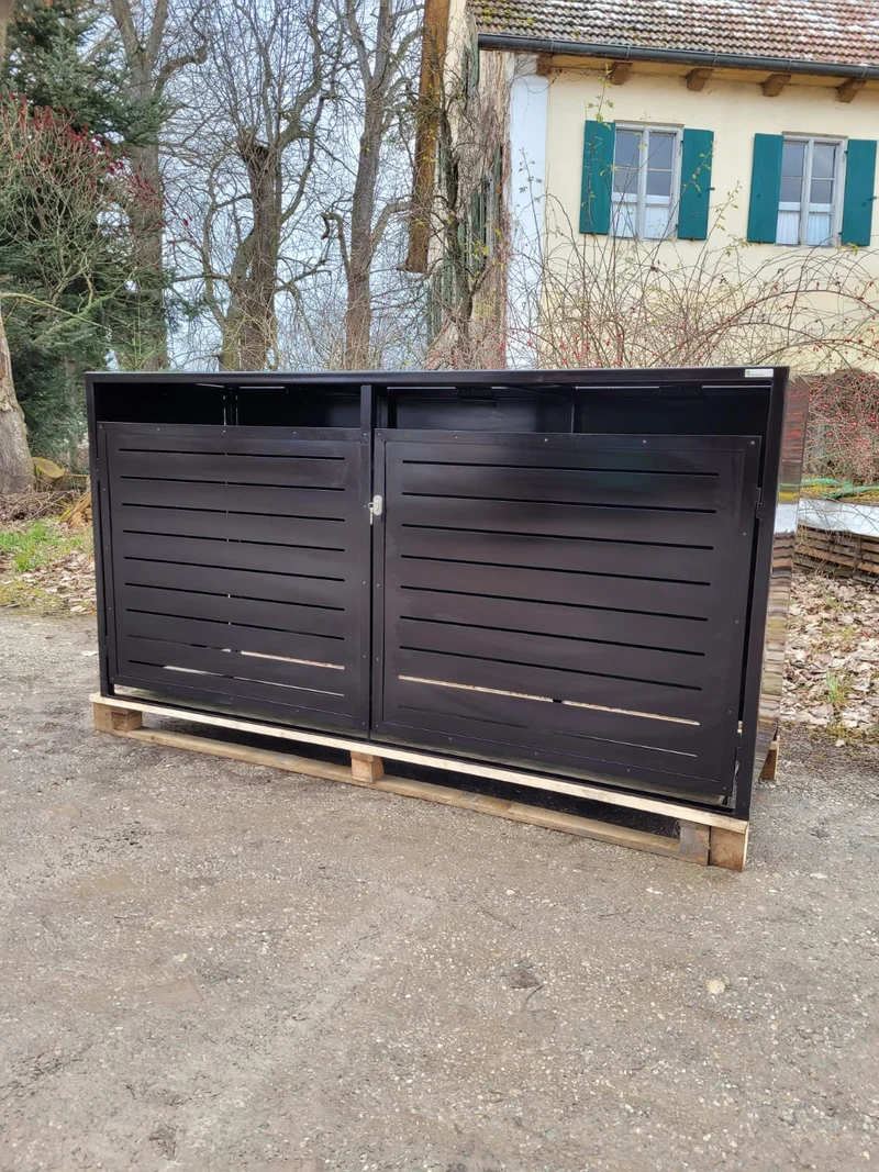 Fahrradbox für 2 Fahrräder, E-Bike