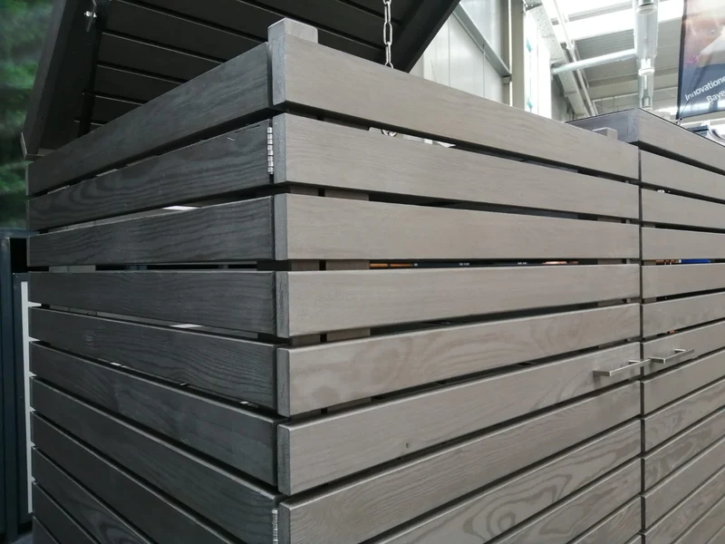 PREMIUM Edle 2er Holzbox mit Klappdach