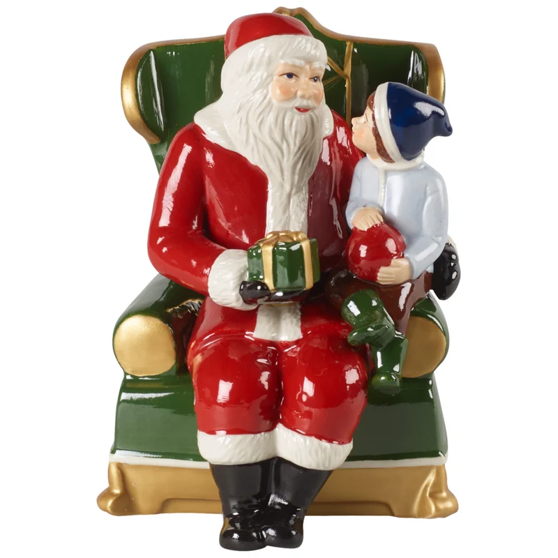 Santa auf Sessel 10x10x15cm