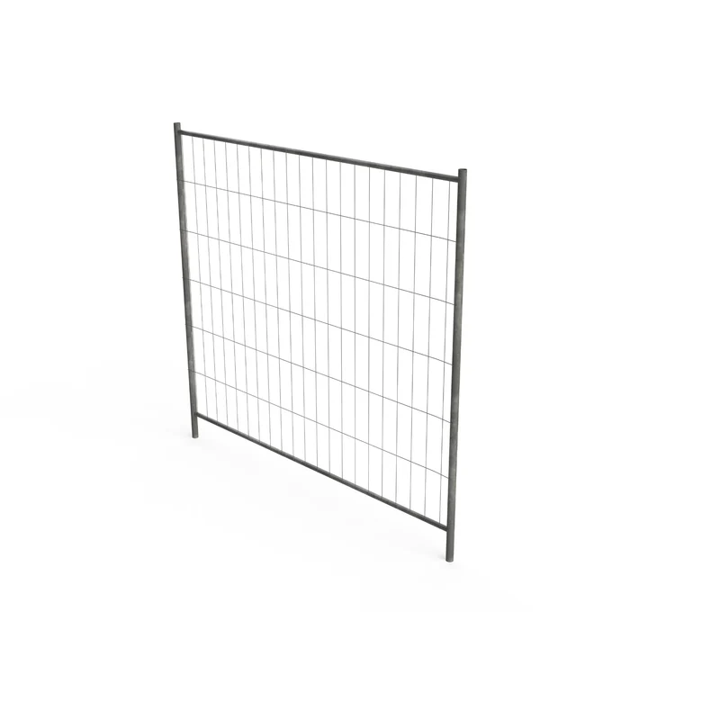 Bauzaun Klassisch, 2200x2000 - Draht ø 3,0/2,5 - Masschung 100x300 - Rohr 40/27, ohne Überstand, ohne Haken/Ösen