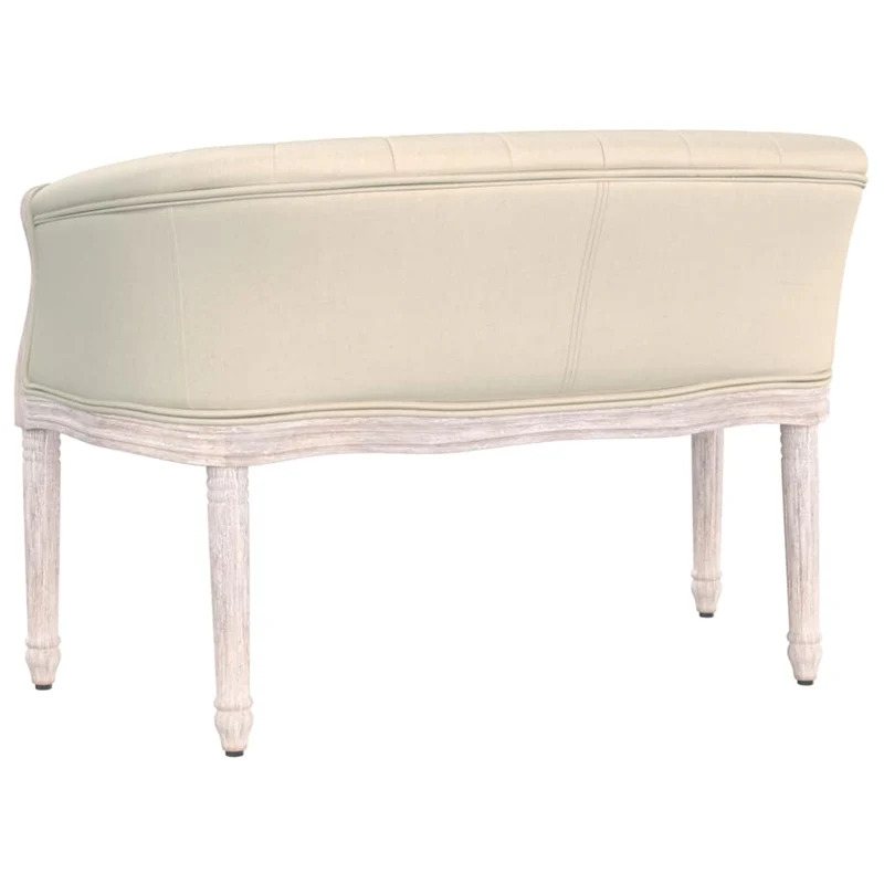 vidaXL - Sitzbank, Bank zum Sitzen, 98x56x69 cm, Maximale Tragfähigkeit (pro Sitz ) 110 kg, Leinen