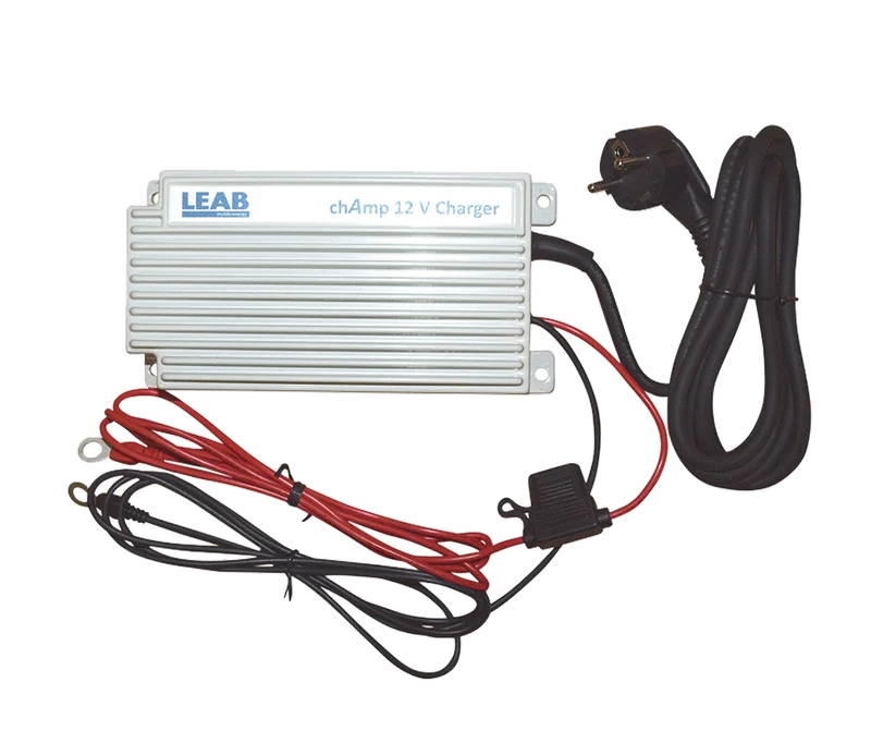 Ladegerät 230V 12V 17 A mit Akkuclips