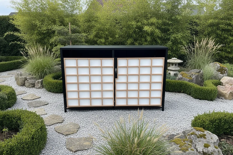 PREMIUM Fahrradgarage VELOX TEAHOUSE im japanischen Teehaus-Stil
