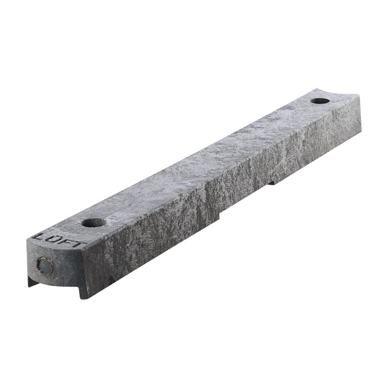 Bike Lane Protector Low, L.1000 x Br.120 x H.80 mm, Grau und unbeschichtet