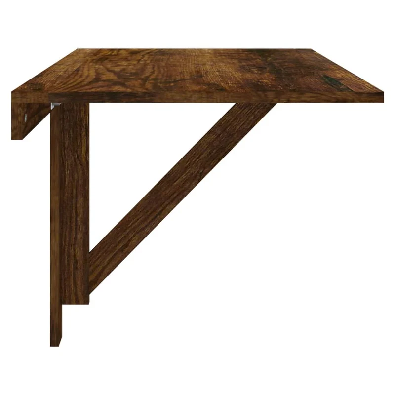 vidaXL – Wandklapptisch aus Holzwerkstoff, 100 × 60 × 56 cm, Räuchereiche