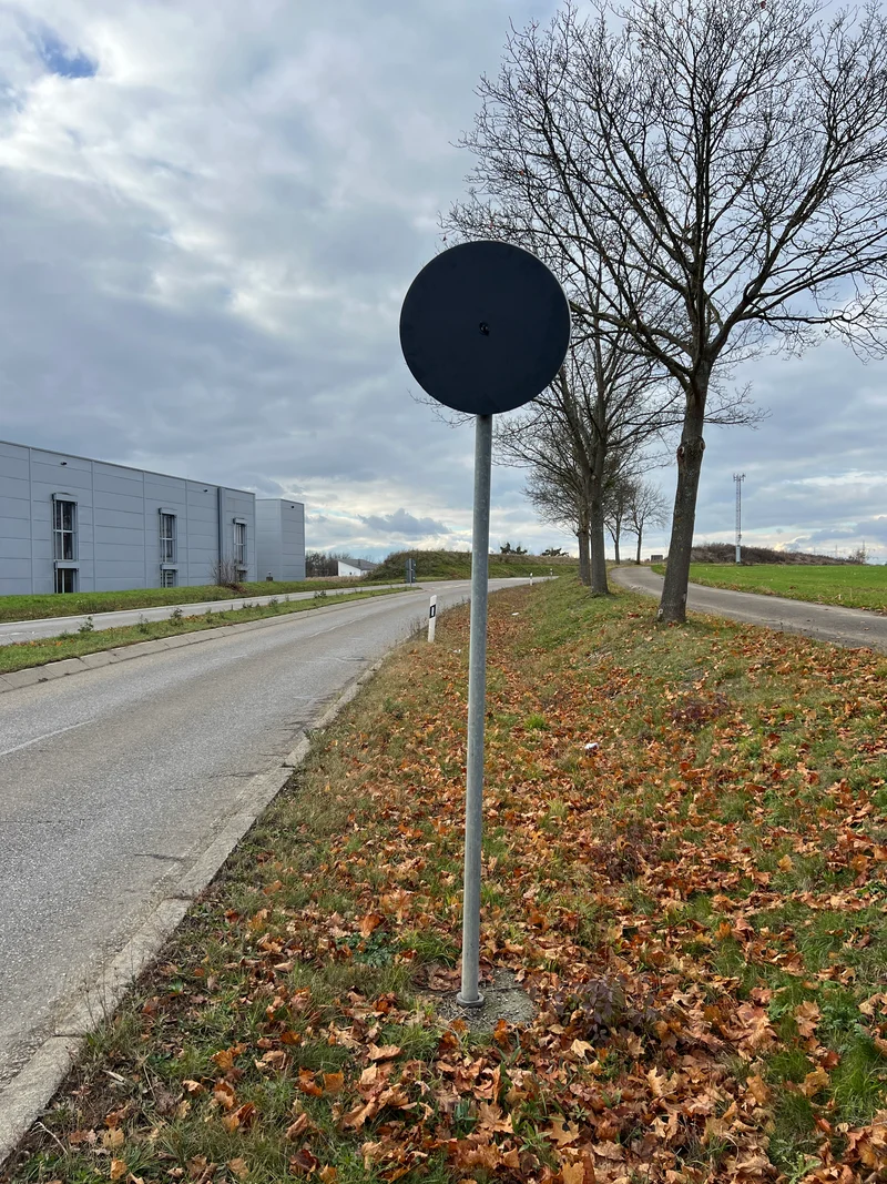 Kunstoffplatte schwarz für Auskreuzvorrichtungen